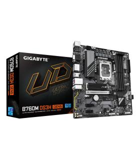 GIGABYTE B760M DS3H GEN5 Placa Base  Compatible Con CPUs Intel Core 14 Generacin, VRM Digital De 6+2+1 Fases, Hasta 5600 MHz DDR