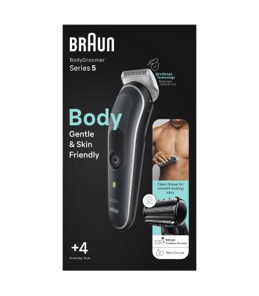 Cortapelos Braun BodyGroomer Series 5 BG5360  Con Batera  4 Accesorios