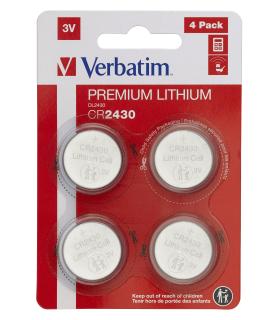 PILA BOTON LITIO VERBATIM CR2430 3V PACK 4