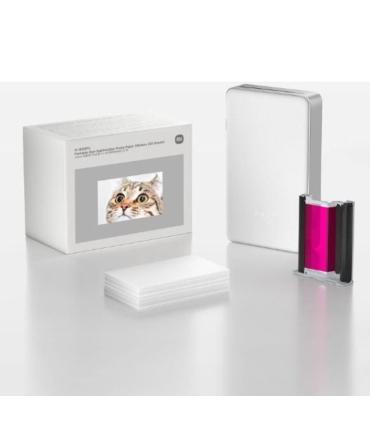 Papel Fotogrfico para Sublimacin Xiaomi Portable Dye-Sublimation Photo Paper Stickers/ 5 x 7.6cm/ 50 Hojas