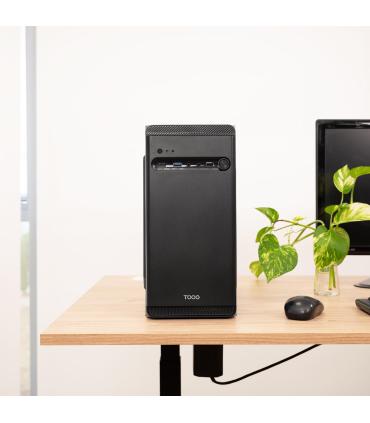 TooQ Caja Minitorre Micro-ATX DODEKA ULTRA Negra