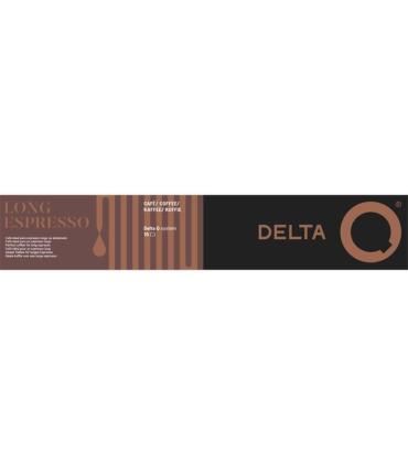 Cpsula Delta Delta Q-Long Espresso para cafeteras Delta/ Caja de 10
