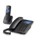 MOTOROLA C4201 Telefono Combo Fijo + DECT Negro
