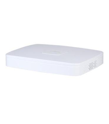 (DHI-NVR2108-8P-4KS3) DAHUA GRABADOR IP 8 CANALES POE 1HDD 4K CON INTELIGENCIA ARTIFICAL SMART 1U LITE BLANCO
