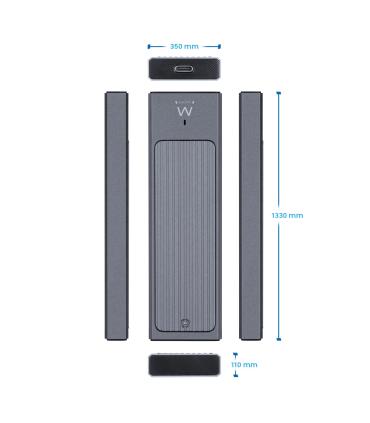 EWENT Carcasa M2 NVMe PCIe SSD USB-C 3,2