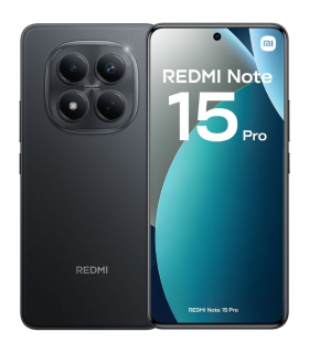 Smartphone Xiaomi Redmi Note 15 Pro 12GB/ 512GB/ 6.83\'/ Negro