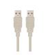 Cable USB 2.0 Nanocable 10.01.0304  USB Macho - USB Macho  3m  Beige