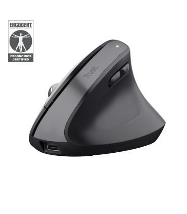 Ratn Vertical Inalmbrico Por Bluetooth Trust Bayo+  Batera Recargable  Hasta 2400 DPI