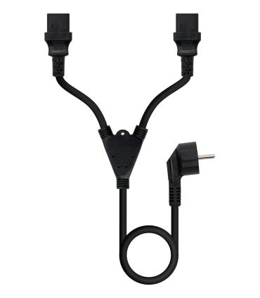 CABLE ALIMENTACION CEE7 M - 2XC13 H 3 M 10.22.0100-L300  NANOCABLE