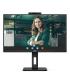 Monitor Profesional AOC 24P3QW 23.8'  Full HD  Webcam  Multimedia  Regulable En Altura  Negro