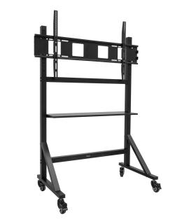 Soporte De Suelo Ajustable Con Ruedas TooQ FS20105M-B Para TV De 60-105'  Hasta 120kg