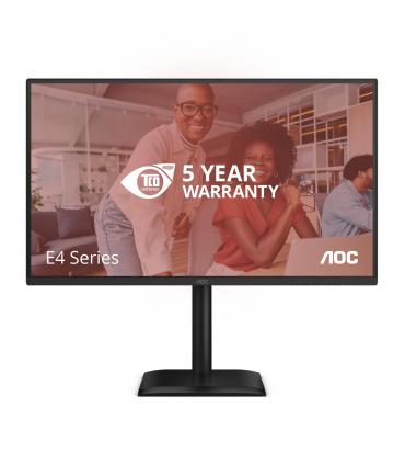 Monitor Profesional AOC 27E4U 27'  Full HD  Multimedia  Regulable En Altura  Negro