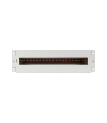 PANEL LANBERG DISTRIBUIDRO DE TENSION 19\" 3U CON RAIL DIN TS-35 GRIS