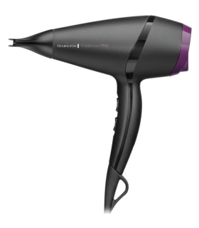 Secador Remington SuperCare Pro 2100 AC7100/ 2100W/ Inico/ Negro y Lila