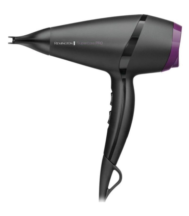 Secador Remington SuperCare Pro 2100 AC7100/ 2100W/ Inico/ Negro y Lila