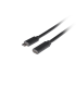 CABLE LANBERG USB-C 3.1 MACHO/HEMBRA 1.5M NEGRO