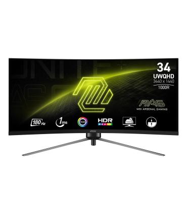 MSI MAG 345CQR Pantalla Para PC 86,4 Cm (34") 3440 X 1440 Pixeles UltraWide Dual Quad HD Negro