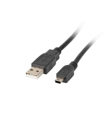 CABLE USB LANBERG 2.0 MACHO/MINI A USB-A MACHO 0.3M (CANON) NEGRO