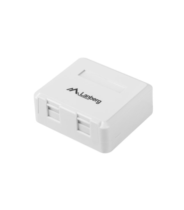 ROSETA DE SUPERFICIE LANBERG PARA 2 MODULOS KEYSTONE