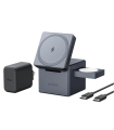 CARGADOR ANKER 3 EN 1 CON MAGSAFE CUBO GRIS
