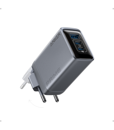 CARGADOR ANKER PRIME CHARGER(100W 3 PORTS GAN)