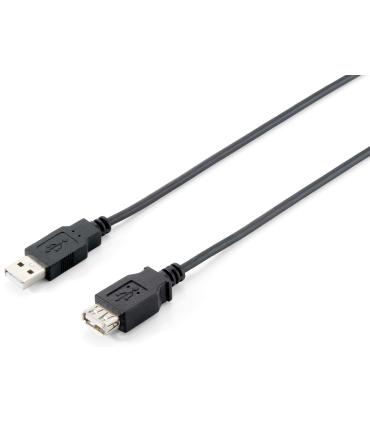 Equip - Cable Alargador USB USB A H A USB A M - 5m - Negro