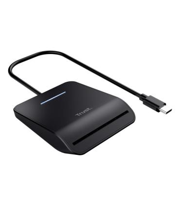Lector De DNI Trust Primo 26061  USB Tipo-C  Negro
