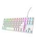 Teclado Gaming Trust Gaming GXT 833 Thado TKL 25896  Blanco