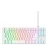 Teclado Gaming Trust Gaming GXT 833 Thado TKL 25896  Blanco