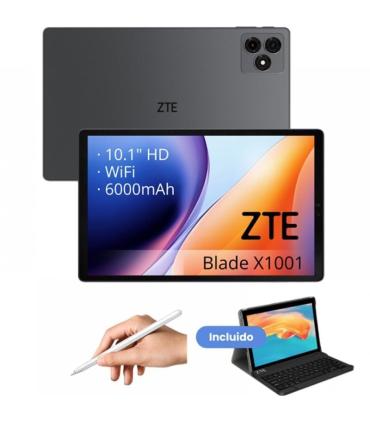 Tablet ZTE Tab Blade X1001W 10.1\'/ 4GB/ 128GB/ Octacore/ Gris/ Incluye Teclado y Stylus Pen
