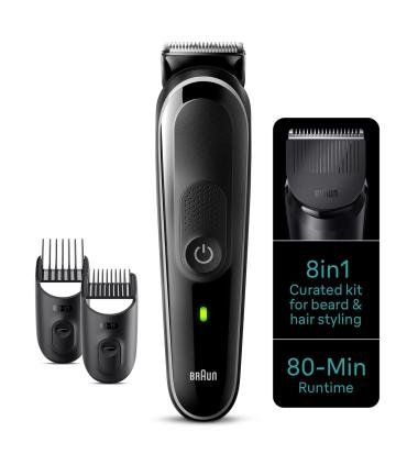 Recortadora Braun All In One Style Kit Series 3 MGK3440  Con Batera  8 Accesorios