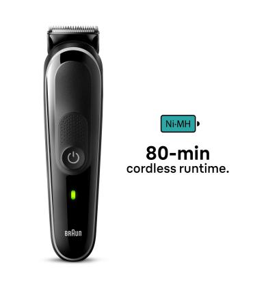 Recortadora Braun All In One Style Kit Series 3 MGK3440  Con Batera  8 Accesorios