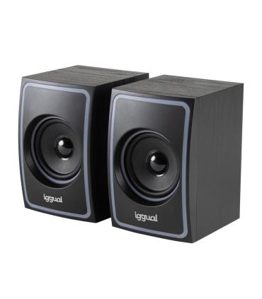 Iggual Altavoces 2.0 10W Mini-jack + USB Bluetooth