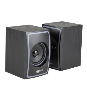 Iggual Altavoces 2.0 10W Mini-jack + USB Bluetooth