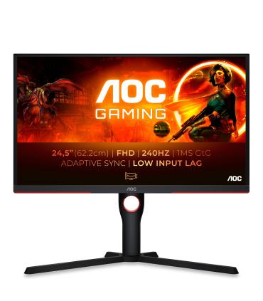 MONITOR LED 24.5  AOC 25G3ZM BK 240HZ FREESYNC