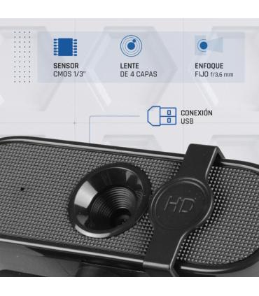 Iggual Webcam USB FHD 1080p WC1080 Quick View