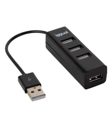 Iggual Hub USB 2.0 X 4 Puertos HUB-A-4p