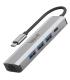 Iggual Hub Tipo C 5 Puertos 3xUSB + RJ45 + Tipo C
