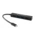 Conceptronic - Hub USB 3.1 Tipo-C A 4 USB - Diseo Compacto - Negro