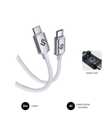 SUBBLIM CABLE OPTIMUS 60W C-C 2m WHITE