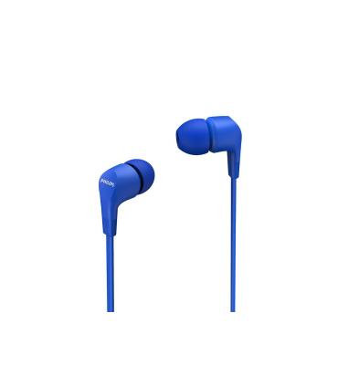 Auriculares Intrauditivos Philips TAE1105BL  Con Micrfono  Jack 3.5  Azules
