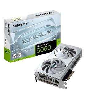 GIGABYTE GeForce RTX 5060 EAGLE OC ICE 8G Tarjeta Grfica - 8GB GDDR7, 128bit, PCI-E 5.0, 2550 MHz Frecuencia Del Ncleo, 3 X Disp