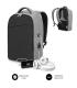 Mochila Subblim Secure V2 AP para Porttiles hasta 15.6\'/ Puerto USB/ Antirrobo/ Gris