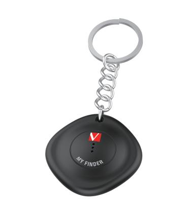 Localizador Verbatim My Finder Bluetooth Tracker MYF-01 Compatible Con Apple  Incluye Llavero Y Pila  Negro
