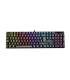 KROM TECLADO GAMING KASIC. MECANICO. TECLAS RETROILUMINADAS RAINBOW. USB