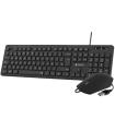 Subblim Combo Business Slim - Teclado - Ratn Ptico - USB - Silencioso - Con Cable