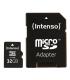 Intenso 3413480 Micro SD clase 10 32GB c/adapt