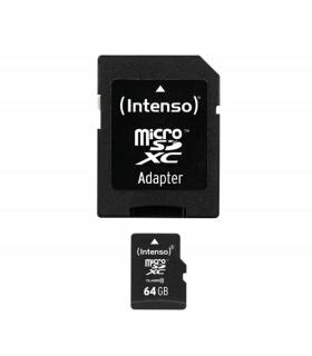 Intenso 3413490 Micro SD clase 10 64GB c/adapt