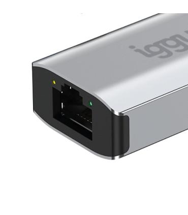 Iggual Adaptador Tipo C A RJ45 Gigabit 1000Mbps