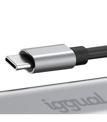 Iggual Adaptador Tipo C A RJ45 Gigabit 1000Mbps